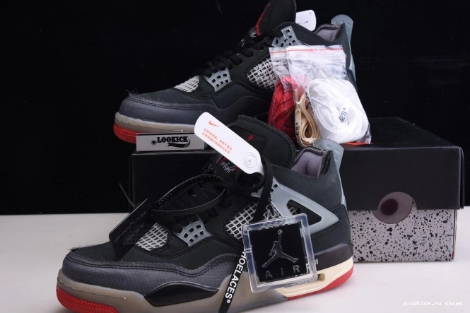 4 Off White Jordan x Bred CV9388-001 Retro Air 0820